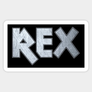 Heavy metal Rex Sticker